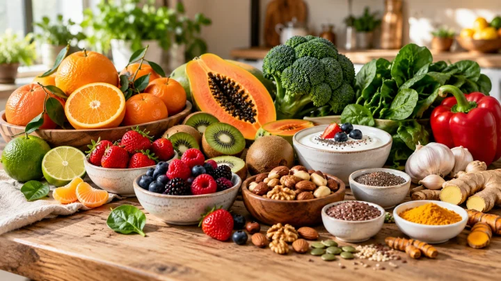 Alimentos que Fortalecem o Sistema Imunológico: Nutrientes Essenciais para as Defesas do Organismo